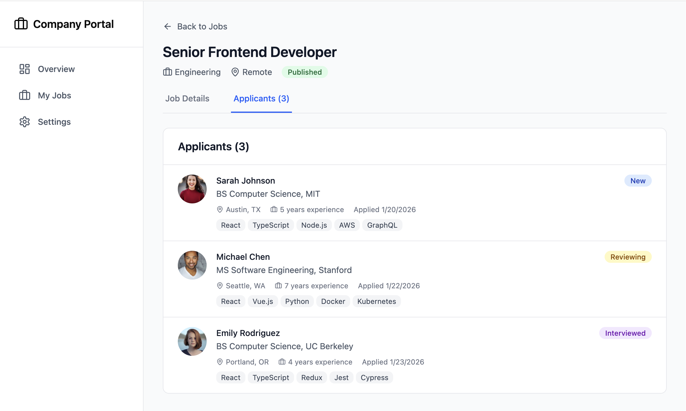 AI-Powered Candidate Matching