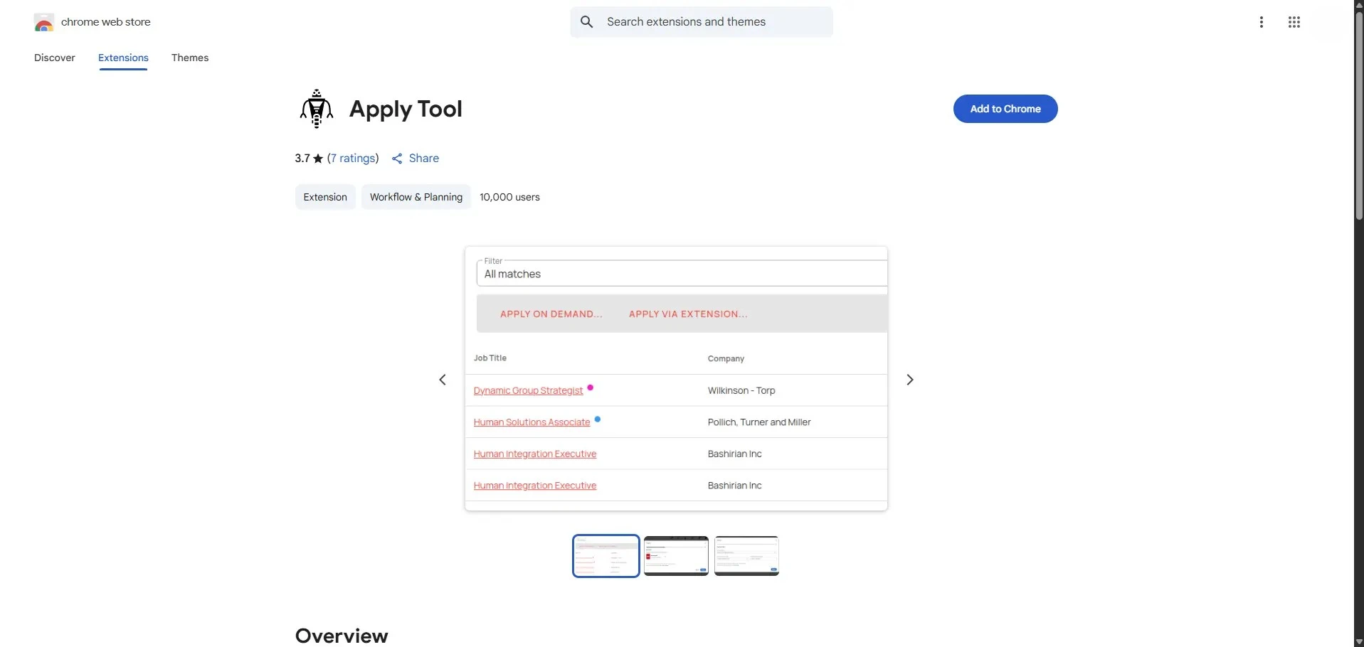 loopcv extension page