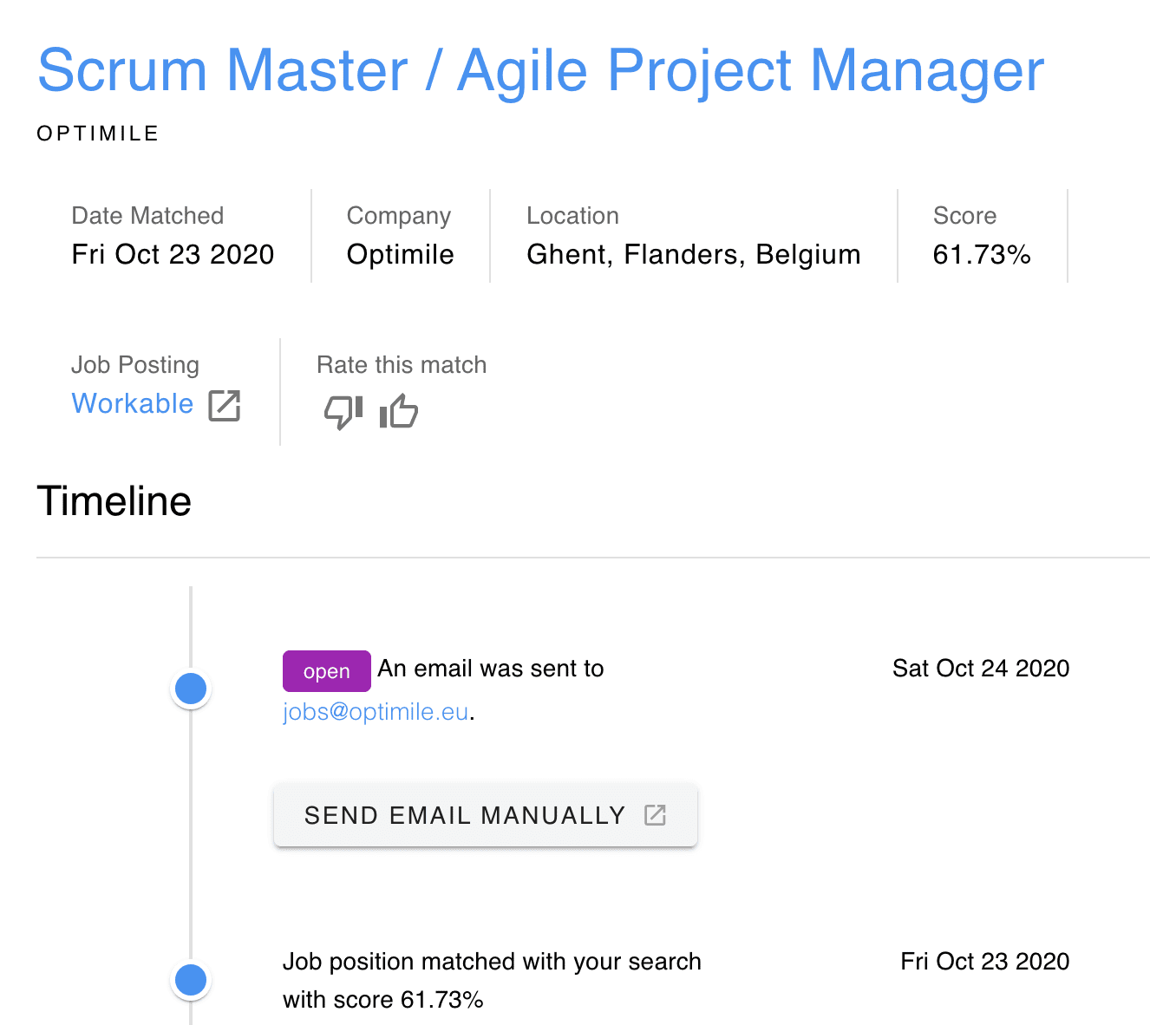 LoopCVmore details for each job